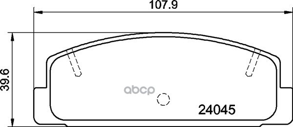 Колодки Тормозные Дисковые Задн. Family Ii 6 (Gg) 6 Hatchback (Gg) 6 Station Wagon (Gy) 6 Saloon (Gg Mintex арт. mdb2309
