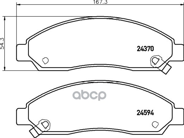 Колодки Тормозные Дисковые Передн. Colorado Colorado Pick-Up Colorado Pickup S10 Canyon Yukon (Gmt90 Mintex арт. mdb2632