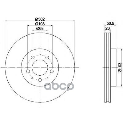 Тормозной Диск Mintex арт. mdc1353