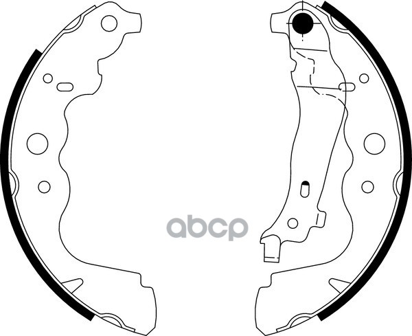 Колодки тормозные барабанные задн. DOKKER  DOKKER Express  DUSTER  DUSTER Kasten  LODGY  LOGAN EXPRE Mintex арт. mfr610