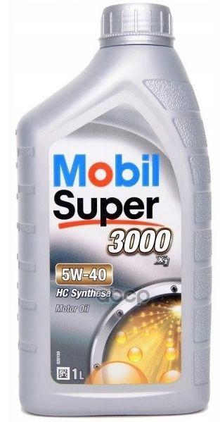 Mobil Масло моторное синтетическое MOBIL Super 3000 X1 5W-40 1л (152567) 150547