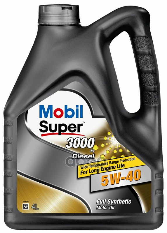 Mobil Масло Моторное Синтетическое Super 3000 X1 Diesel 5W-40, 4Л 152572