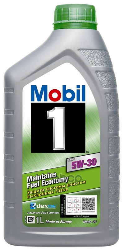 Mobil Масло моторное синтетическое Mobil 1 ESP 5W-30 1л (154283,154287,154280, 157757) 154279