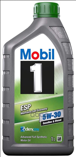Mobil Масло моторное синтетическое Mobil 1 ESP 5W-30 1л (154279) 154283
