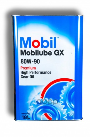 Масло трансмиссионное MOBIL Mobilube GX 80W-90 минеральное 18 л 155424 Mobil арт. 155424