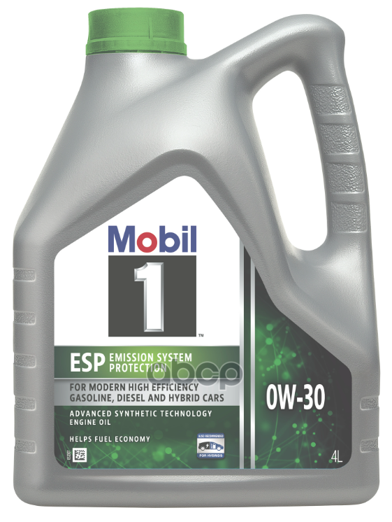 Mobil Масло моторное синтетическое Mobil 1 ESP 0W-30 4л (153347/153754) 157748