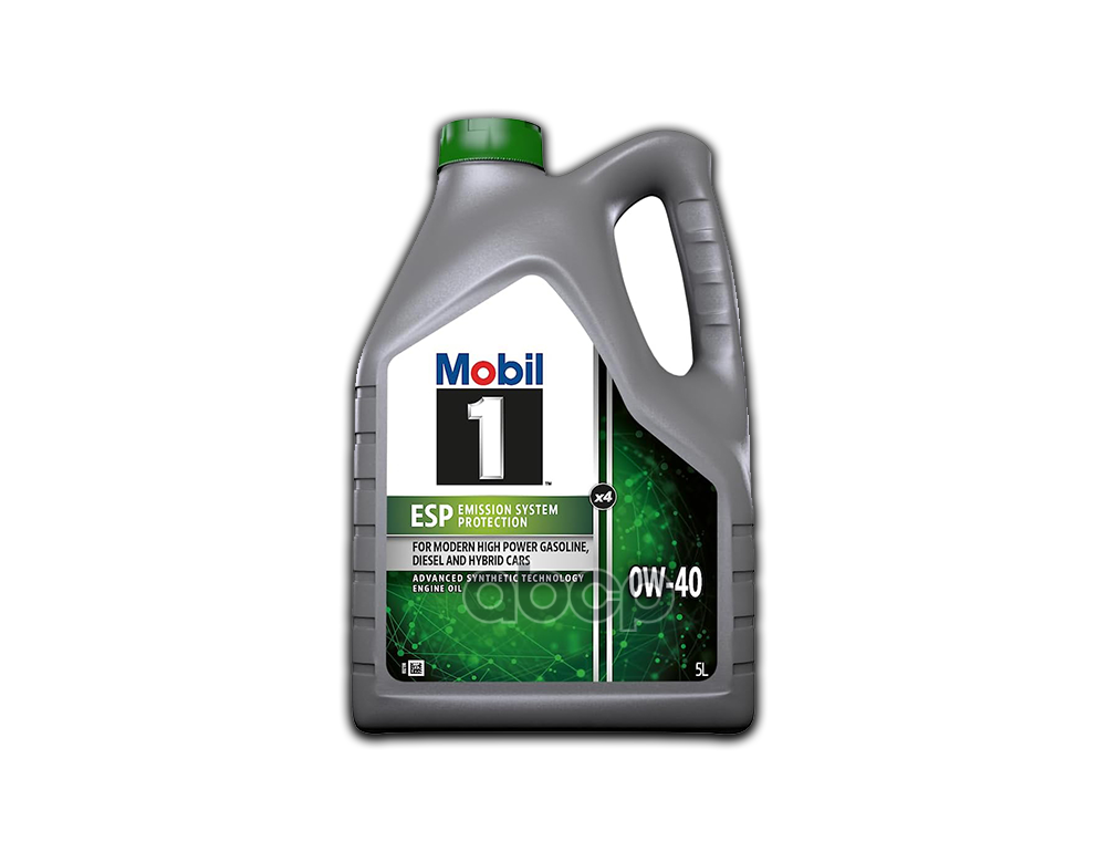 Mobil Моторное масло MOBIL 1 ESP X4 0W-40 5л 157814