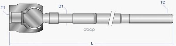 Тяга Рулевая Голая L/R Moog Fiax3120 Moog арт. FIAX3120