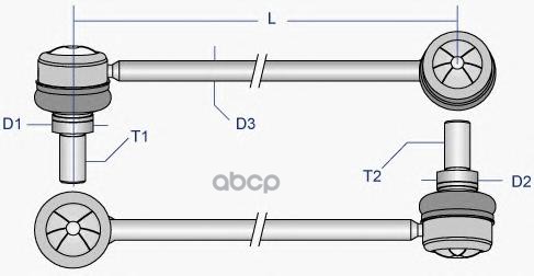Тяга Стабилизатора Moog To-Ls-0376 Moog арт. TO-LS-0376