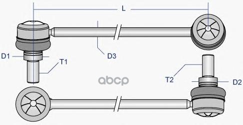 Тяга Стабилизатора Moog To-Ls-2993 Moog арт. TO-LS-2993