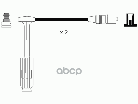 Провода зажигания к-т RC-MB222 0757 NGK арт. 0757