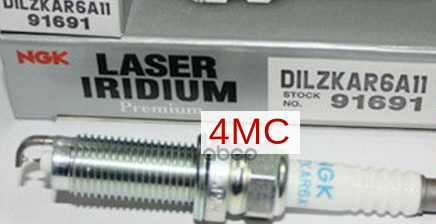 Свеча зажигания DILZKAR6A11 NGK 91691 NGK арт. 91691