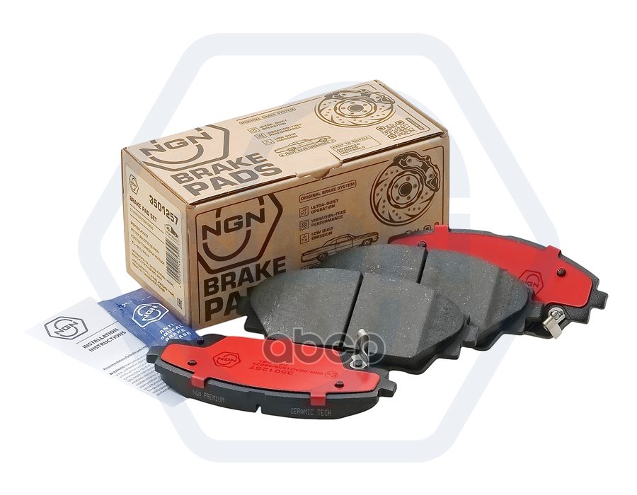 Колодки тормозные керамические  передние MAZDA 3(BM/BN) 13> / CX-3 15> NGN арт. 3501257
