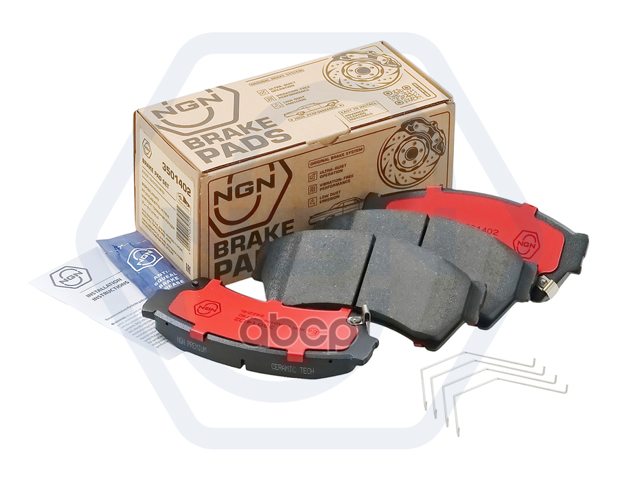 Колодки тормозные дисковые | перед | 3501402 NGN арт. 3501402