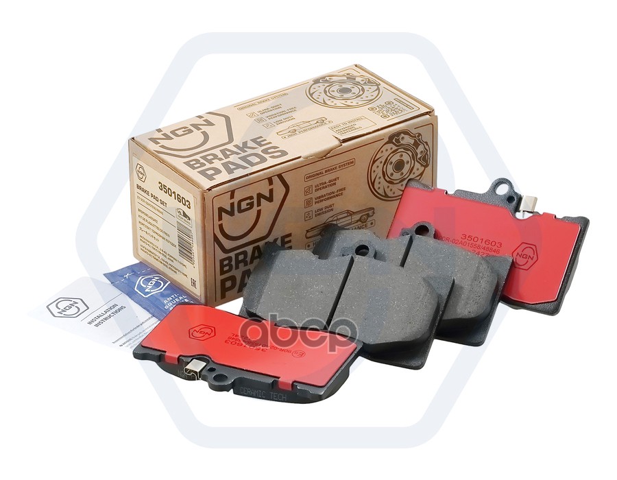 Колодки тормозные керамические  передние LEXUS G300-460 05-11 / 250 12> / IS250 06-13 NGN арт. 3501603