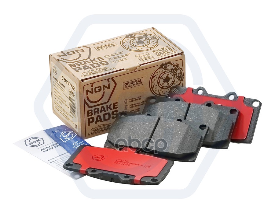 Колодки тормозные керамические  передние SUBARU Impreza(GD) 00> NGN арт. 3501742