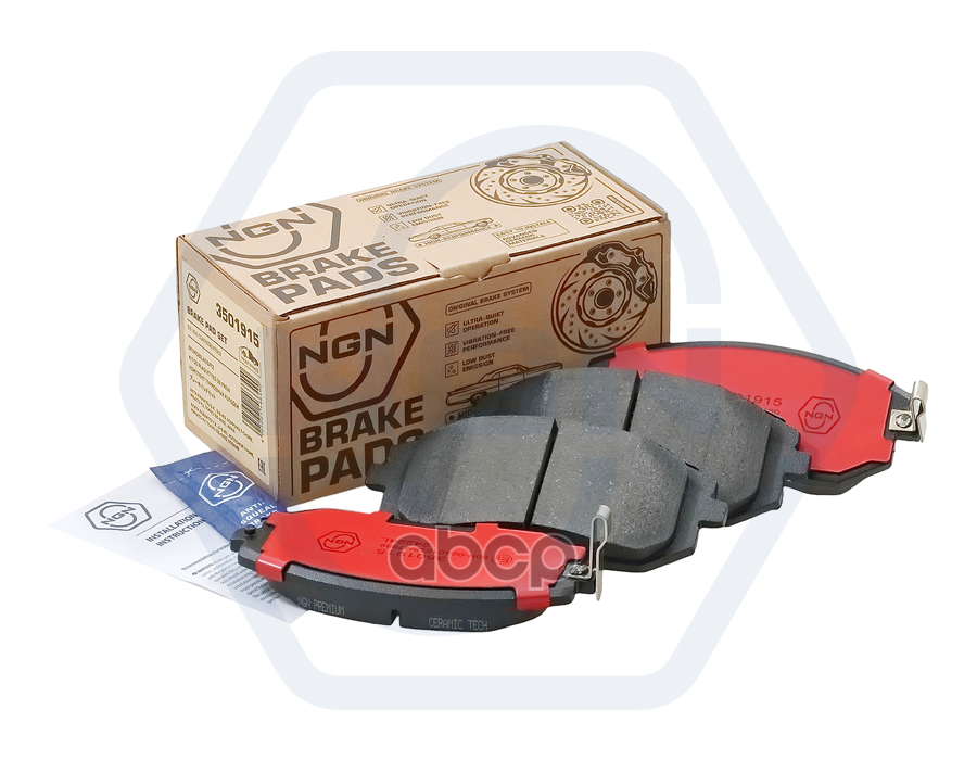 Колодки тормозные керамические  передние SUBARU Forester(SF/SG) 02> / Impreza(GD) 00> / Legacy IV 03 NGN арт. 3501915