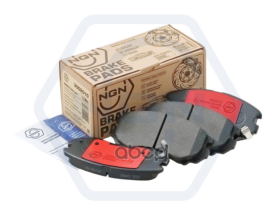 Колодки тормозные керамические  передние HYUNDAI Elantra IV 06> / Sonata 01> / Tucson 04>  KIA Magen NGN арт. 3502010