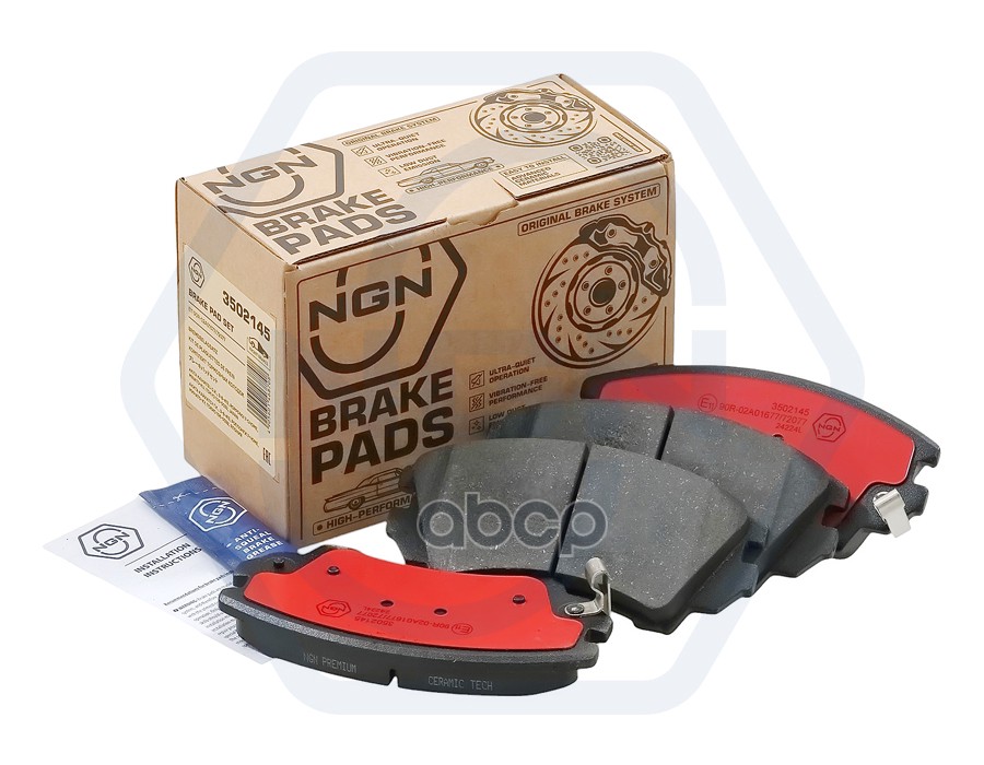 Колодки тормозные керамические  передние CHEVROLET Malibu 12>  OPEL Astra GTC 11> / Insignia 1.4-2.8 NGN арт. 3502145