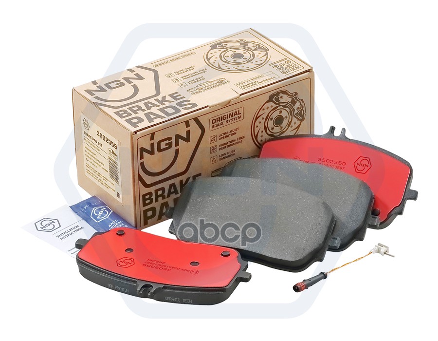 Колодки тормозные керамические  передние MERCEDES-BENZ GLE(V167) 18> / GLS(X167) 19> NGN арт. 3502359