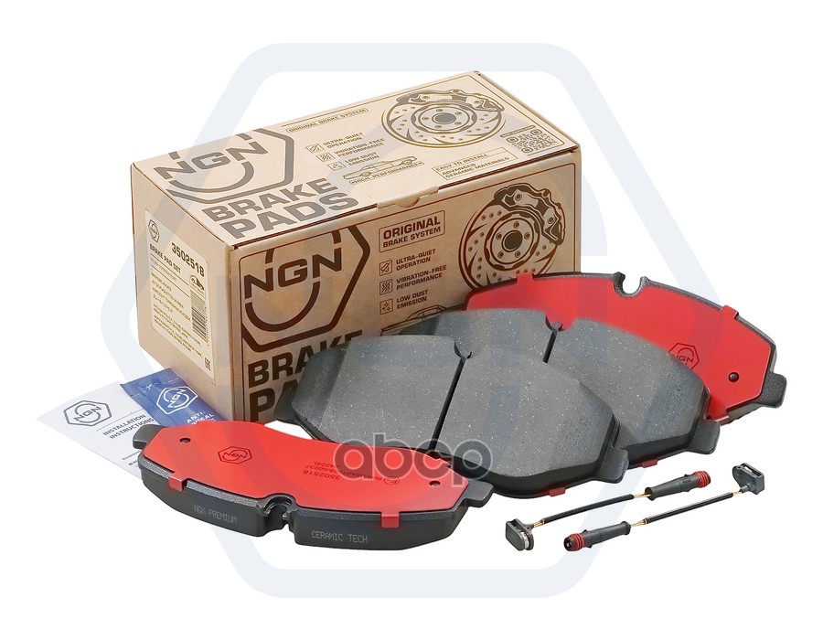 Колодки тормозные керамические  передние MERCEDES-BENZ Sprinter 06> / VIano/Vito(W639/W447) 03> NGN арт. 3502518