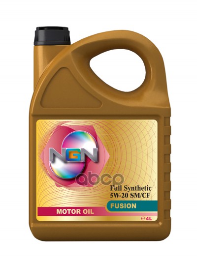 NGN Моторное Масло Ngn 5W-20 Sm/Cf Fusion 4Л V172085331