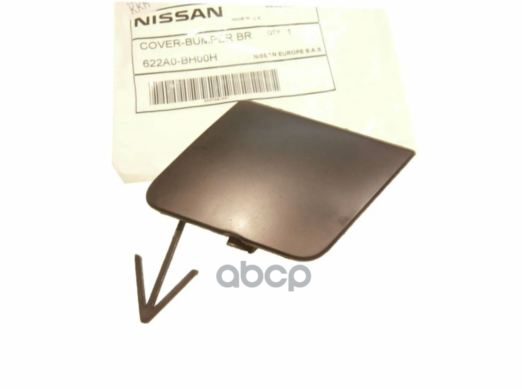 Заглушка бампера переднего NISSAN 622A0-BH00H NISSAN арт. 622A0-BH00H