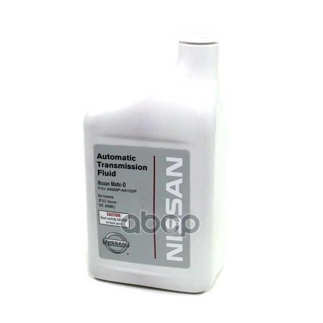Масло транс. MATIC-D FLUID 0.946L NISSAN 999MP-AA100P NISSAN арт. 999MP-AA100P