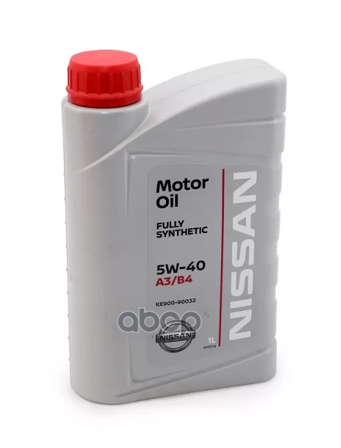 NISSAN Масло моторное синтетическое 5W40 SN/CF, A3/B4 1л