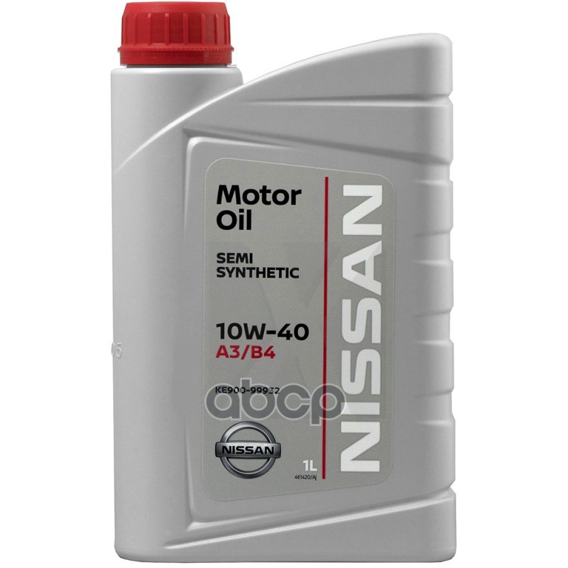 NISSAN 10W-40 1L Motor Oil Sl/Cf Semi-Synthetic Eu Масло Моторное Полусинтетическое