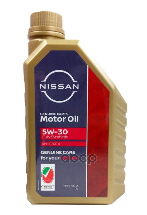 NISSAN Масло моторное NISSAN 5W-30 синтетическое 1 л KLAPJ-05301
