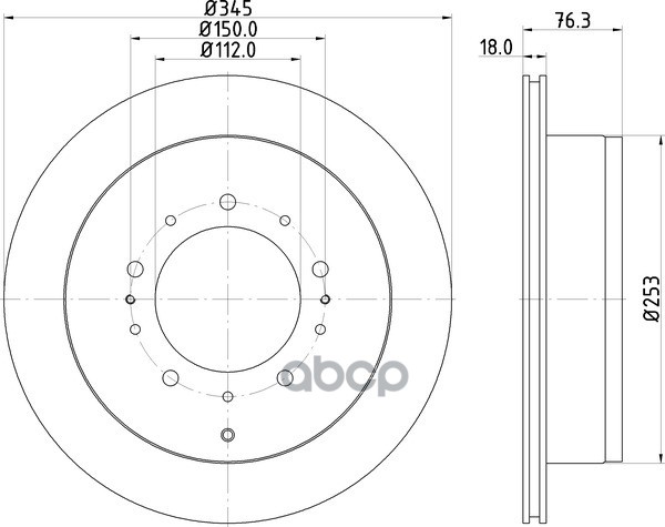 Диск Тормозной | Зад | NISSHINBO арт. ND1029K