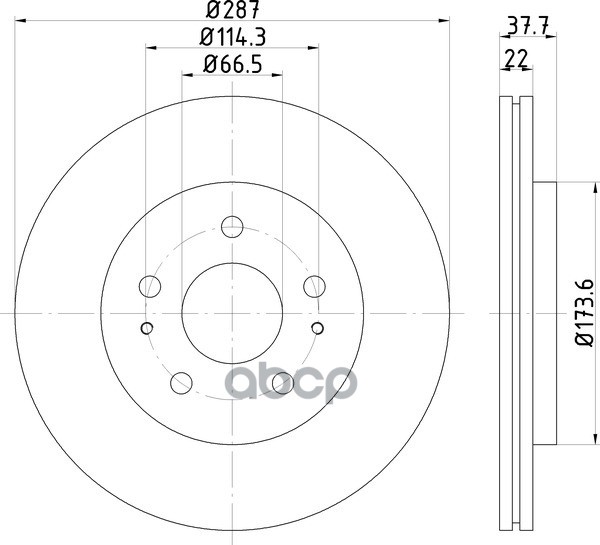 Диск Тормозной | Перед | NISSHINBO арт. ND1063K