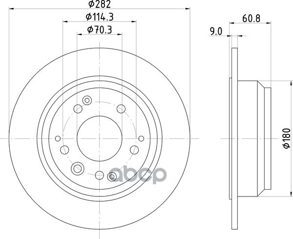 Диск Тормозной Nisshinbo Nd8001k NISSHINBO арт. ND8001K