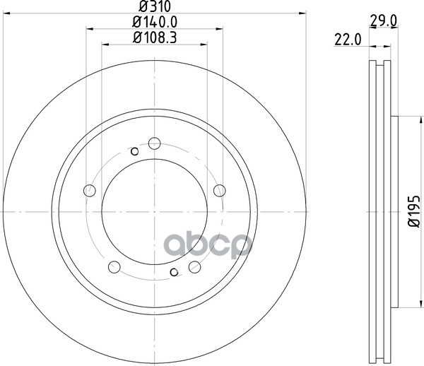 Диск Тормозной | Перед | NISSHINBO арт. ND9006K