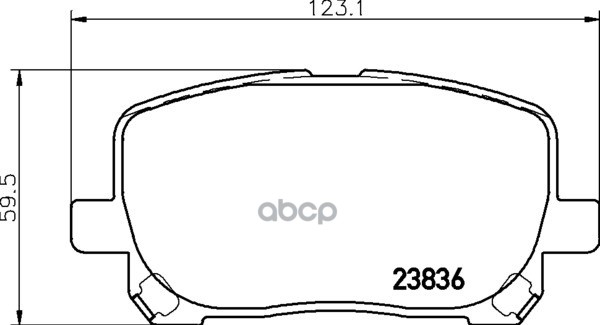 Колодки Тормозные Дисковые | Перед | (Pf-1470) NISSHINBO арт. NP1009