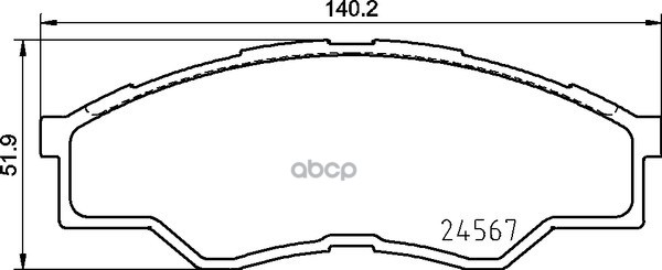 Колодки Тормозные Дисковые Strong Ceramic | Перед | NISSHINBO арт. NP1055SC