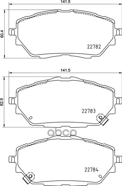 Колодки Тормозные Дисковые | Перед | NISSHINBO арт. NP1170