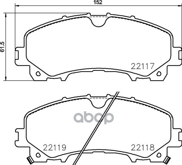 Колодки Тормозные Дисковые | Перед | NISSHINBO арт. NP2060
