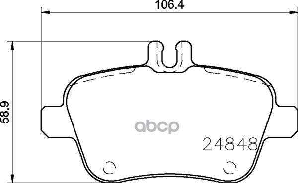 Колодки Тормозные Дисковые | Зад | NISSHINBO арт. NP2079
