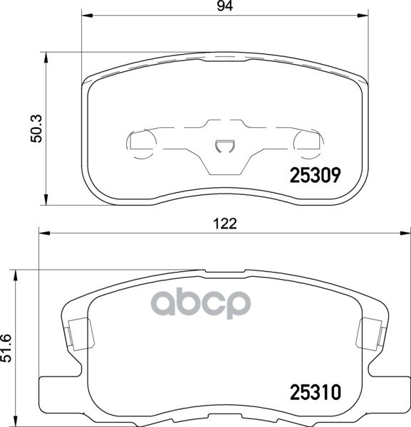 Колодки Тормозные Перед Mitsubishi Colt Vi 04-12 NISSHINBO арт. NP3020