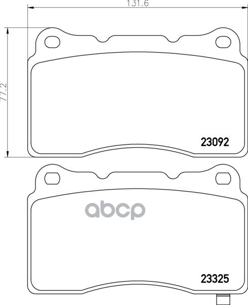 Колодки Тормозные Дисковые | Перед | NISSHINBO арт. NP3036