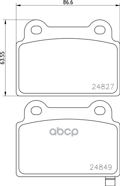 Колодки Тормозные Дисковые | Зад | NISSHINBO арт. NP3041