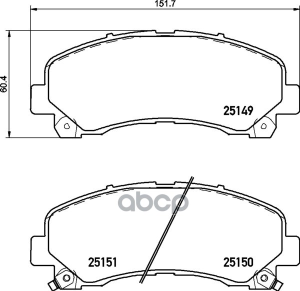 Колодки Тормозные Дисковые | Перед | NISSHINBO арт. NP4005