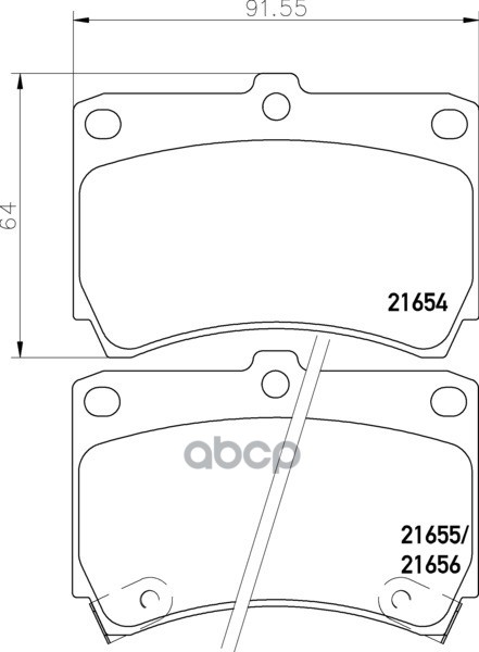 Колодки Тормозные Дисковые | Перед | (Pf-5232) NISSHINBO арт. NP5010