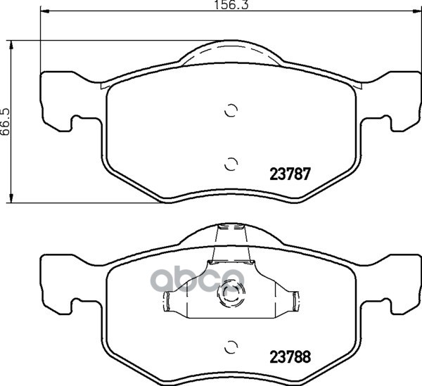 Колодки Тормозные Дисковые | Перед | NISSHINBO арт. NP5028
