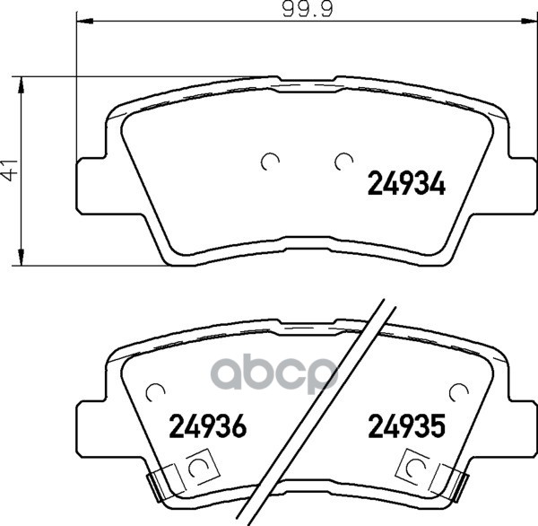 Колодки тормозные дисковые задн.ELANTRA Saloon (AD)  ELANTRA Saloon (HD)  ELANTRA Saloon (MD  UD)  S NISSHINBO арт. np6022