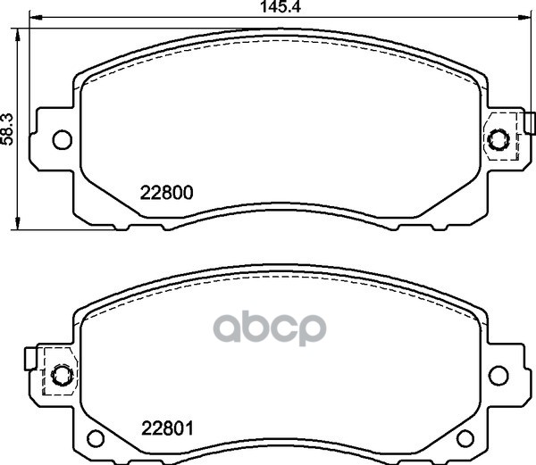 Колодки Тормозные Дисковые | Перед | NISSHINBO арт. NP7017