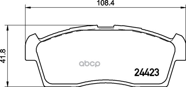 Колодки Тормозные Дисковые | Перед | NISSHINBO арт. NP9012