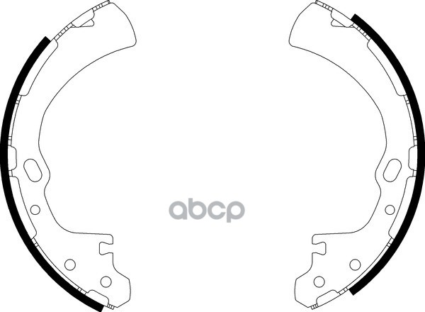 Колодки Тормозные Барабанные | Зад | NISSHINBO арт. NS2001